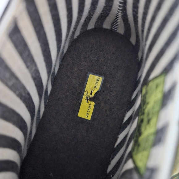 MacKenzie-Childs Courtly Check Short Ankle Rain Boots - Picture 7 of 13